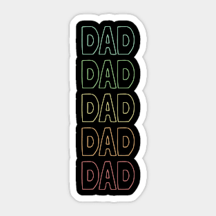 Dad Pattern Sticker